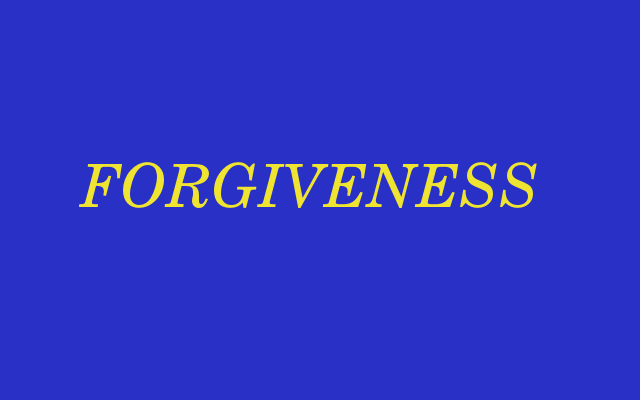 Matthew 18: Forgiveness