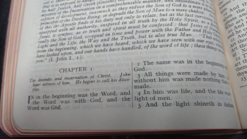 John 1: In The Beginning Was The Word